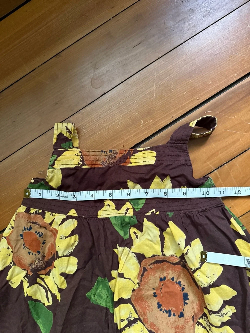 GAP Kids Brown Sunflower Print Sundress